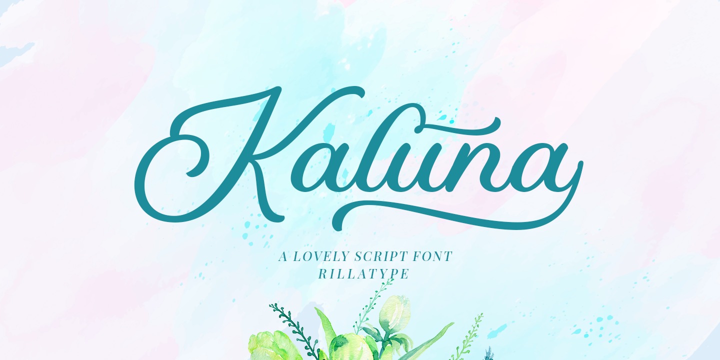 Kaluna Script Font preview
